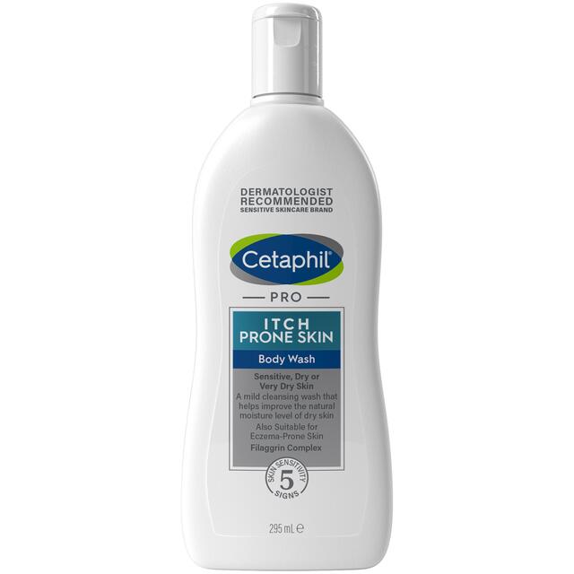 Cetaphil PRO Dry Itchy Sensitive Skin Moisture Lipid Hydrating Body Wash