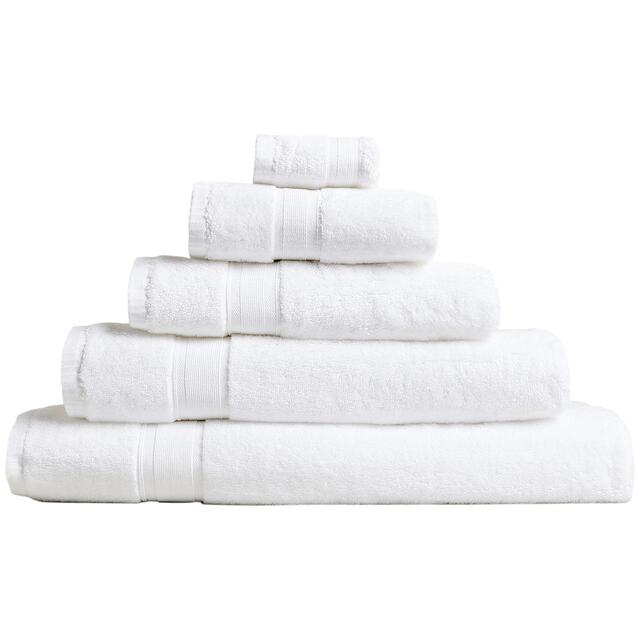 M&S Super Soft Antibacterial Cotton, Bath Towel, White