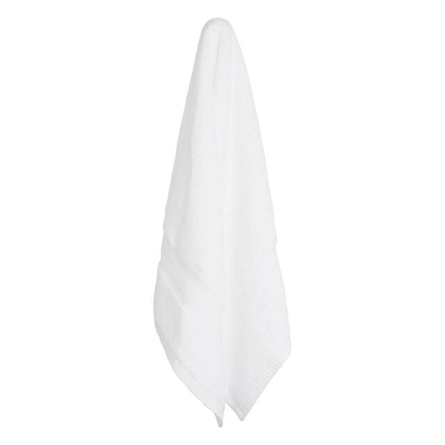 M&S Super Soft Antibacterial Cotton, Bath Towel, White thumbnail 2