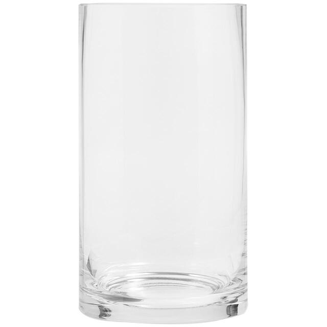M&S Large Cylinder Flower Vase, Clear