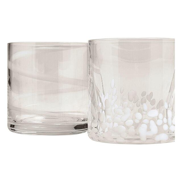 M&S Patterned White Tumblers Set thumbnail 2