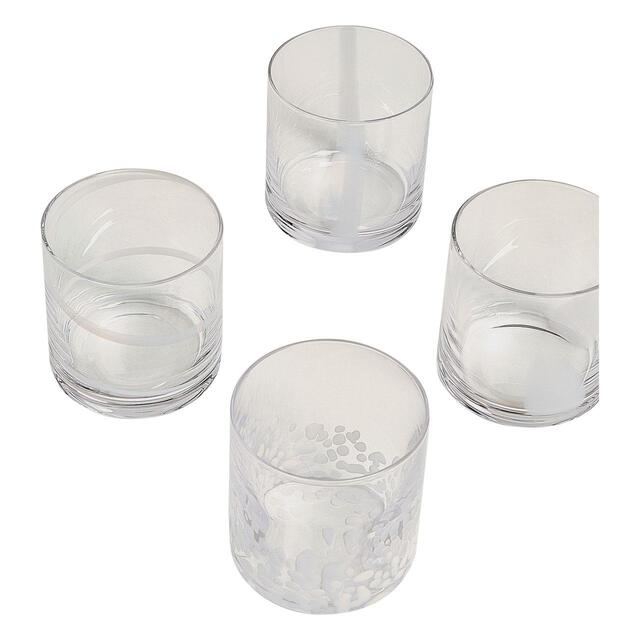 M&S Patterned White Tumblers Set thumbnail 3