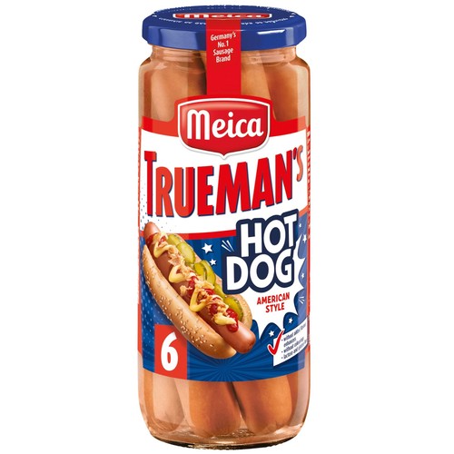 Meica Trueman's Pork Hot Dog Sausages