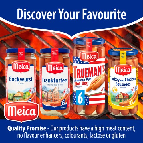 Meica Trueman's Pork Hot Dog Sausages thumbnail 4