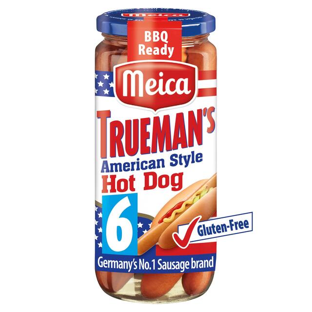 Meica Trueman's Pork Hot Dog Sausages