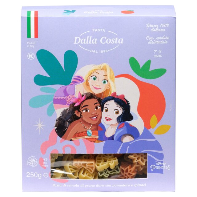 Dalla Costa Disney Princess Tricolour Pasta
