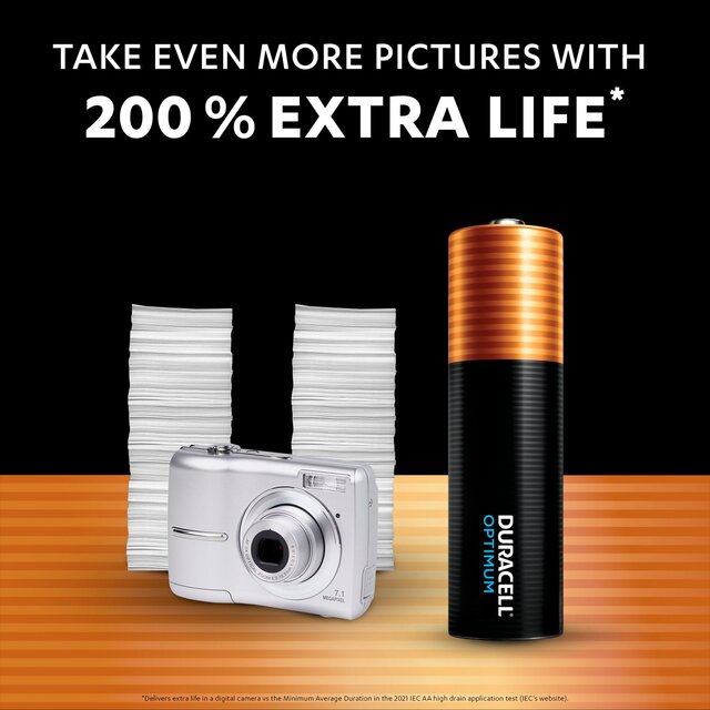 Duracell Optimum AA Batteries thumbnail 5