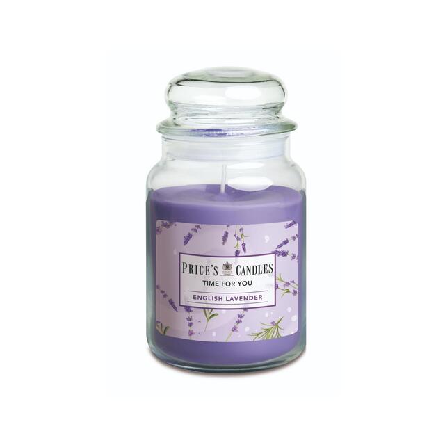 Price's English Lavender Large Jar Candle