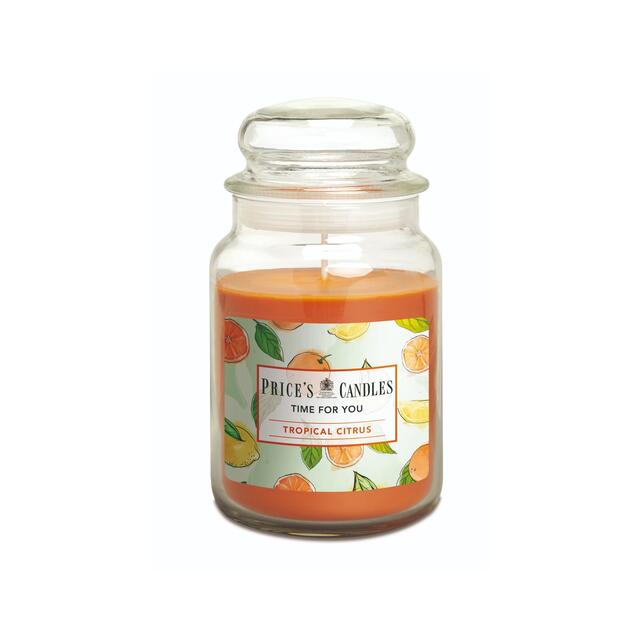 Price's Tropical Citrus Large Jar Candle
