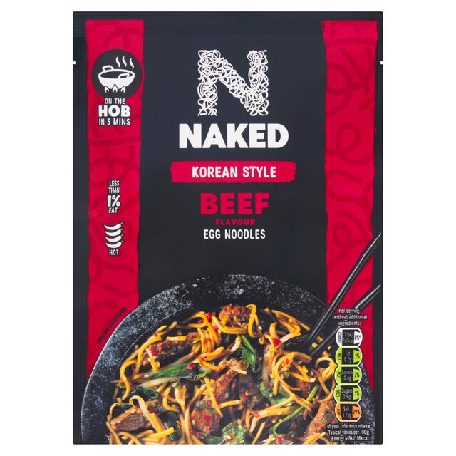 Naked Korean Beef Stirfry Noodle