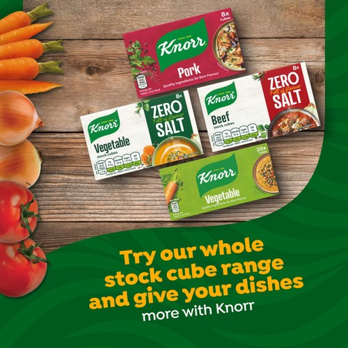 Knorr 8 Vegetable Zero Salt Stock Cubes thumbnail 6