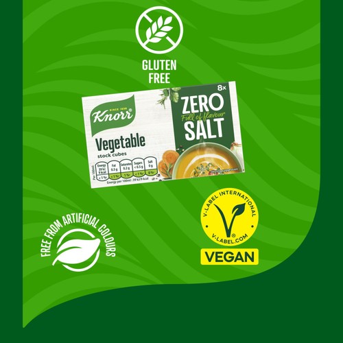 Knorr 8 Vegetable Zero Salt Stock Cubes thumbnail 7