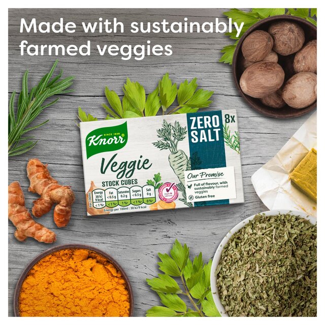 Knorr 8 Vegetable Zero Salt Stock Cubes thumbnail 5