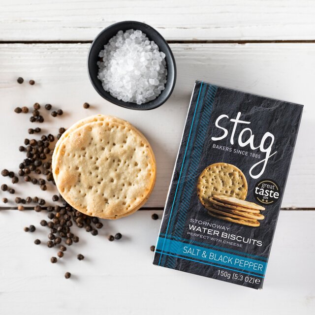 Stag Bakeries Sea Salt & Black Pepper Water Biscuits thumbnail 2
