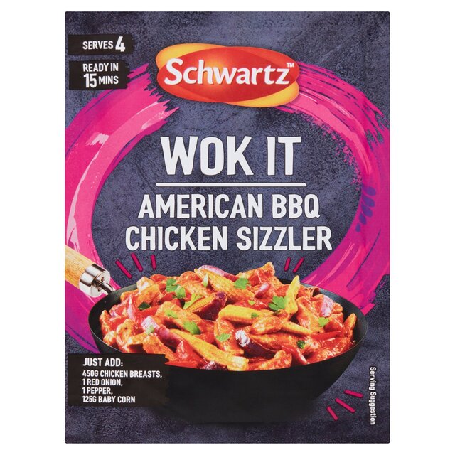 Schwartz Wok It American BBQ Chicken Sizzler thumbnail 2
