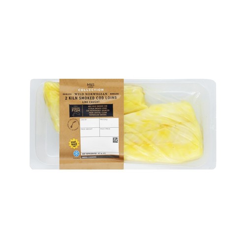 M&S Collection 2 Skinless & Boneless Smoked Cod Loins