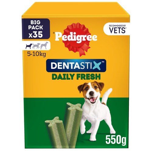 Pedigree Dentastix Fresh Adult Small Dog Treats 35 x Dental Sticks