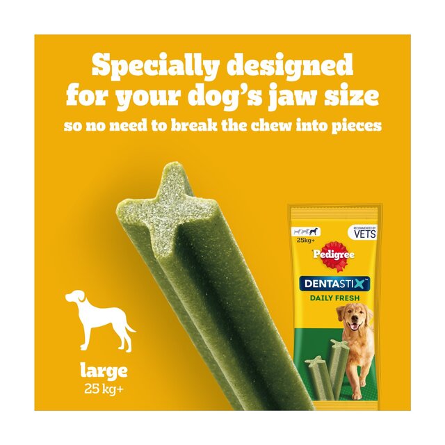 Pedigree Dentastix Fresh Daily Dental Chews Large Dog thumbnail 6