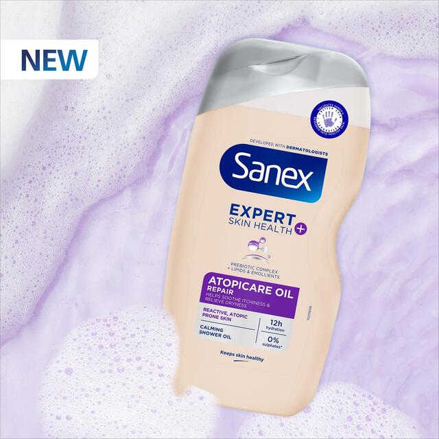 Sanex Expert Skin Health+ Atopicare Oil Repair Body Wash Shower Gel thumbnail 4