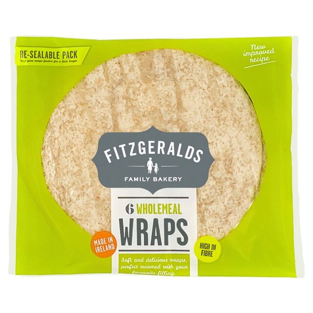 Fitzgeralds Large Wholemeal Wraps thumbnail 2
