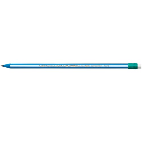 BIC Evolution Stripes with Eraser Pack of 8 thumbnail 3
