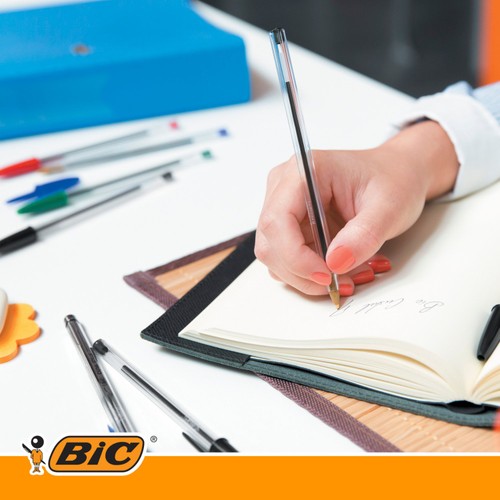 BIC Cristal Original Ballpoint Pens Assorted Box of 10 thumbnail 6