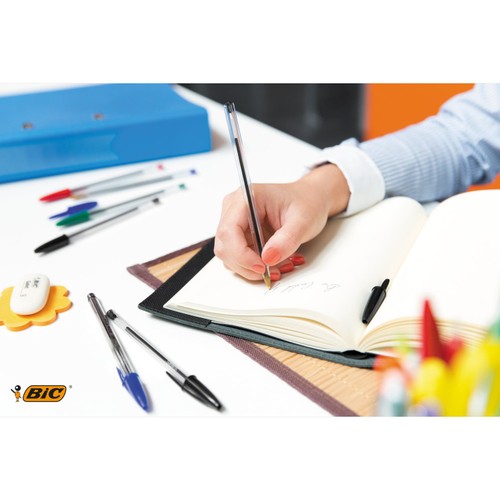 BIC Cristal Original Ballpoint Pens Assorted Box of 10 thumbnail 7