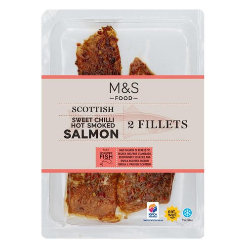 M&S Scottish Sweet Chilli Hot Smoked Salmon