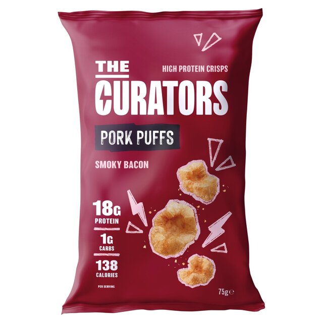 The Curators Smoky Bacon Pork Puffs