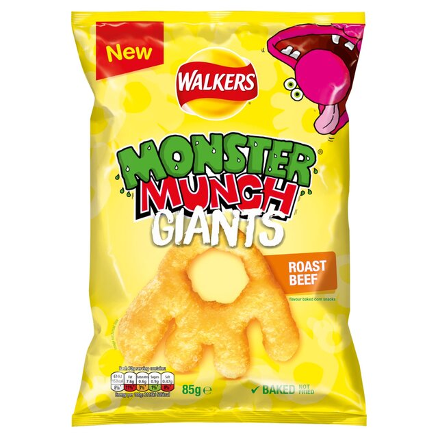 Walkers Monster Munch Giants Roast Beef Sharing Bag Snacks thumbnail 2