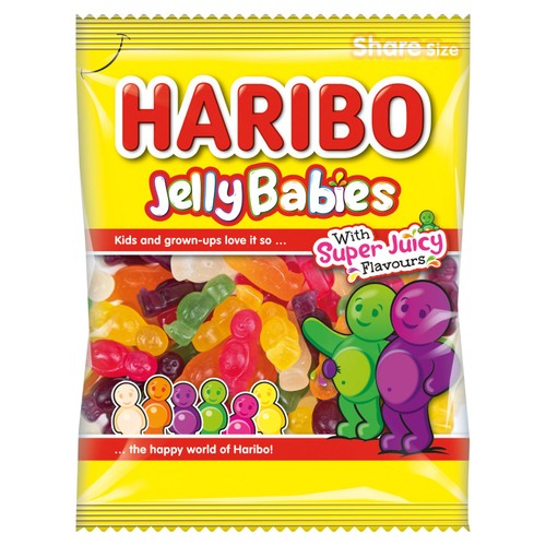 Haribo Jelly Babies Sweets Sharing Bag