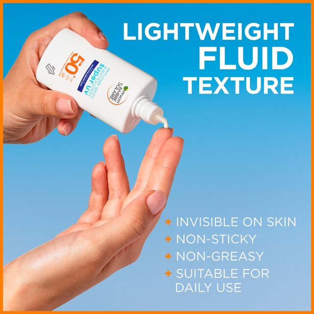 Garnier Ambre Solaire UV Anti Dark Spots & Anti Pollution Face Fluid SPF50+ thumbnail 3