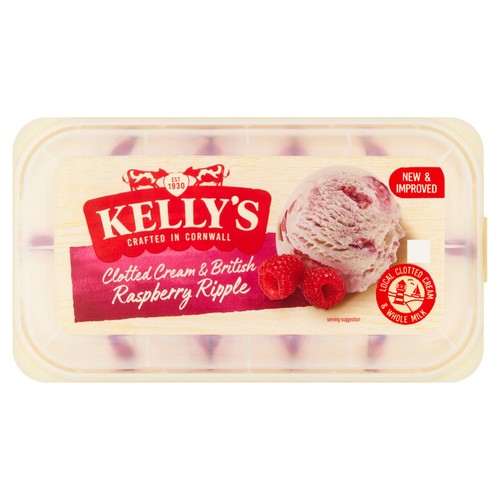 Kelly's Clotted Cream and British Raspberry Ripple