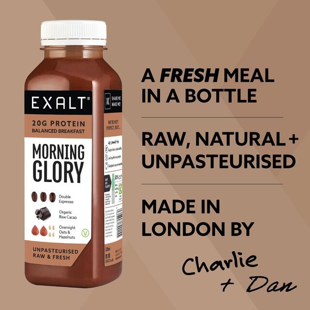 EXALT Morning Glory Coffee & Cacao Breakfast Protein Smoothie thumbnail 3