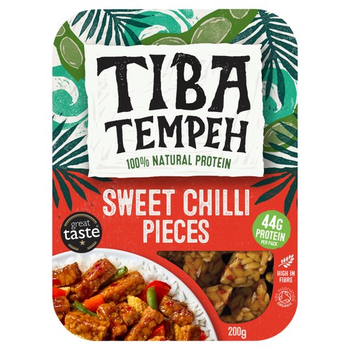Tiba Tempeh Organic Sweet Chilli Pieces
