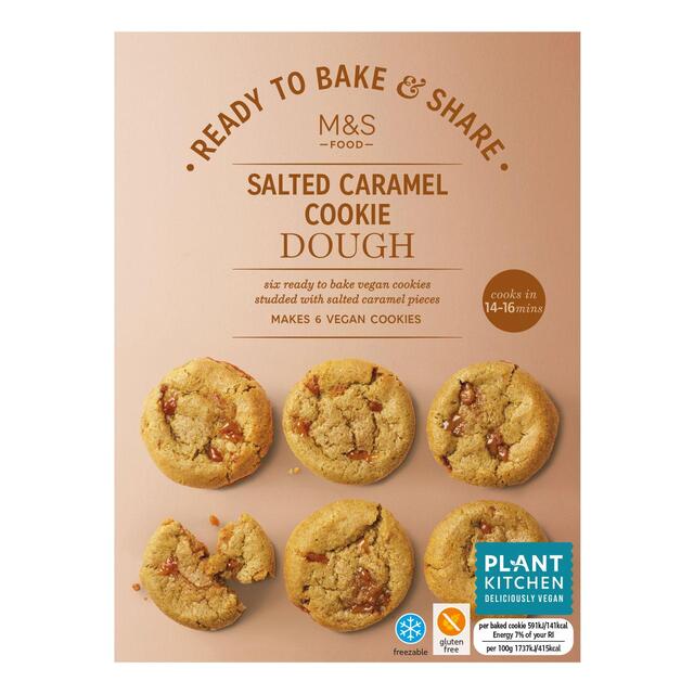 M&S Plant Kitchen Salted Caramel Cookie Dough thumbnail 2