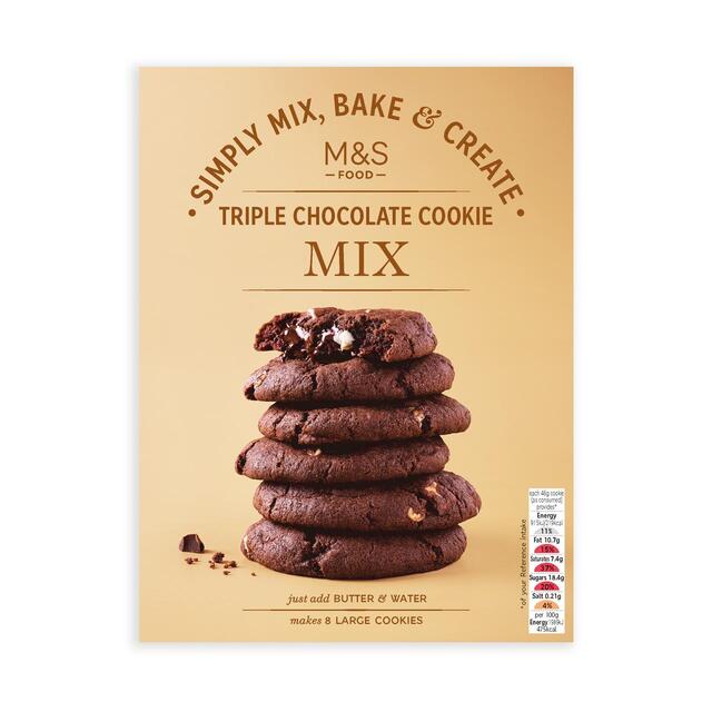 M&S Triple Chocolate Cookie Mix thumbnail 2