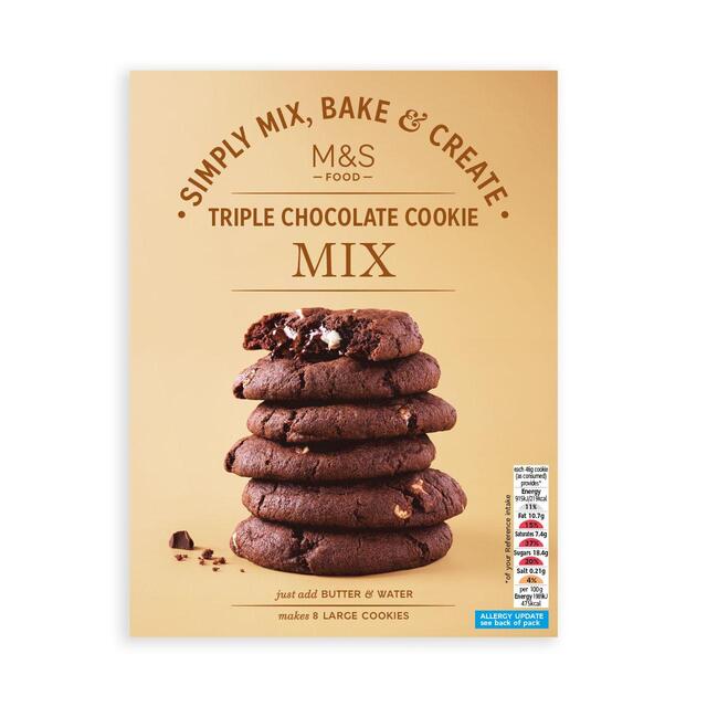 M&S Triple Chocolate Cookie Mix thumbnail 3