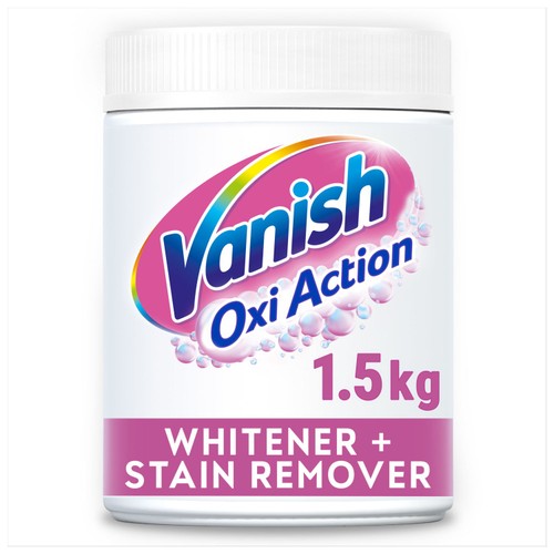 Vanish Oxi Action In-Wash Stain Remover Powder, Whites