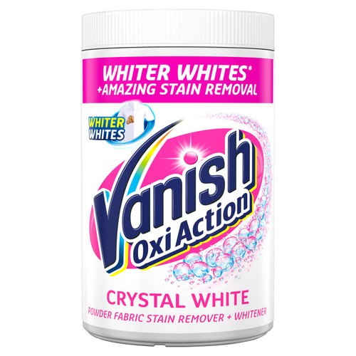 Vanish Oxi Action In-Wash Stain Remover Powder, Whites thumbnail 2