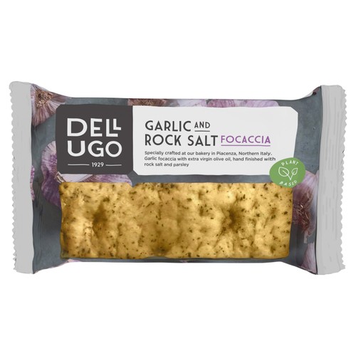 Dell'Ugo Roasted Garlic & Sea Salt Focaccia