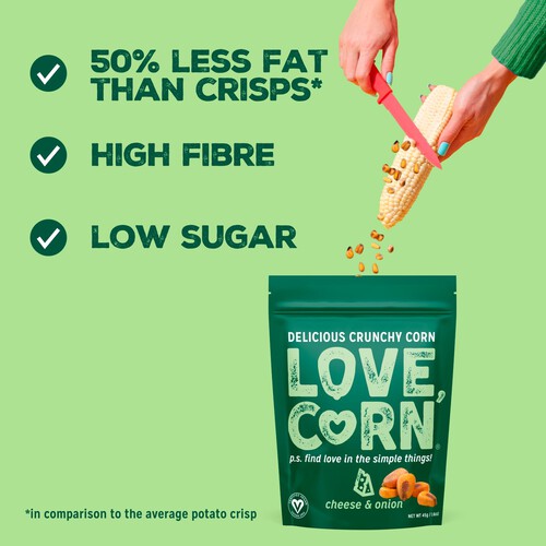 LOVE CORN Cheese & Onion Crunchy Corn thumbnail 2