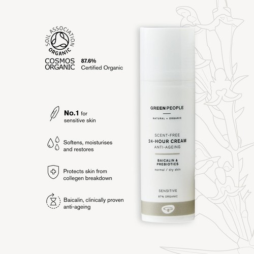 Green People Scent Free 24-Hour Cream thumbnail 2