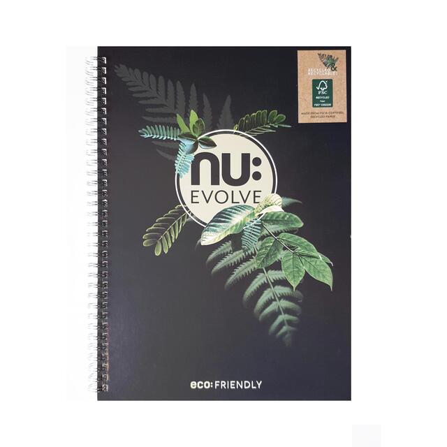 Nu Evolve A4 Wiro Notebook, 120 pgs