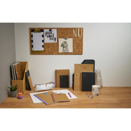 Nu Kraft A5 Black Stitched Notebook - 80 pgs thumbnail 3