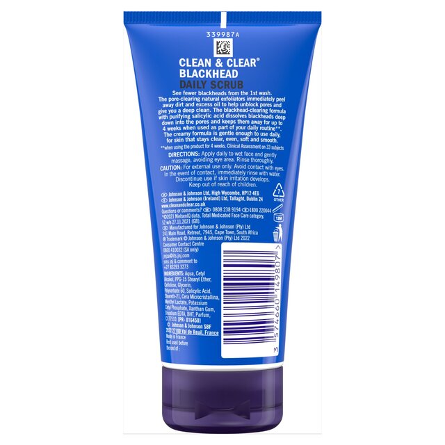 Clean & Clear Blackhead Clearing Daily Scrub thumbnail 6