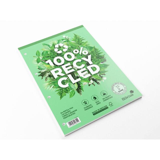Silvine A4 Premium Recycled Refill Pad thumbnail 2