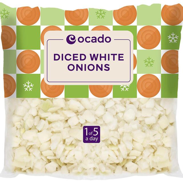 Ocado Frozen Diced White Onions