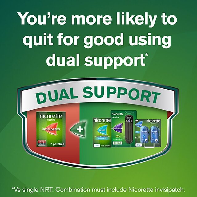 Nicorette Invisi 15mg Patch, (7 Patches), Quit Smoking Aid, Nicotine Patch thumbnail 3