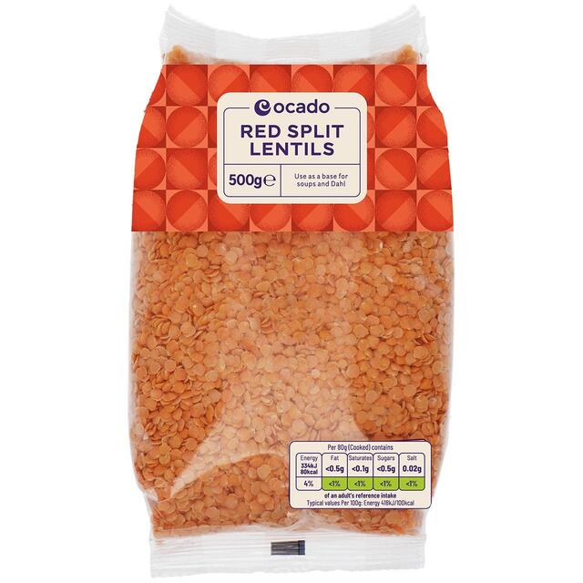 Ocado Red Split Lentils thumbnail 2